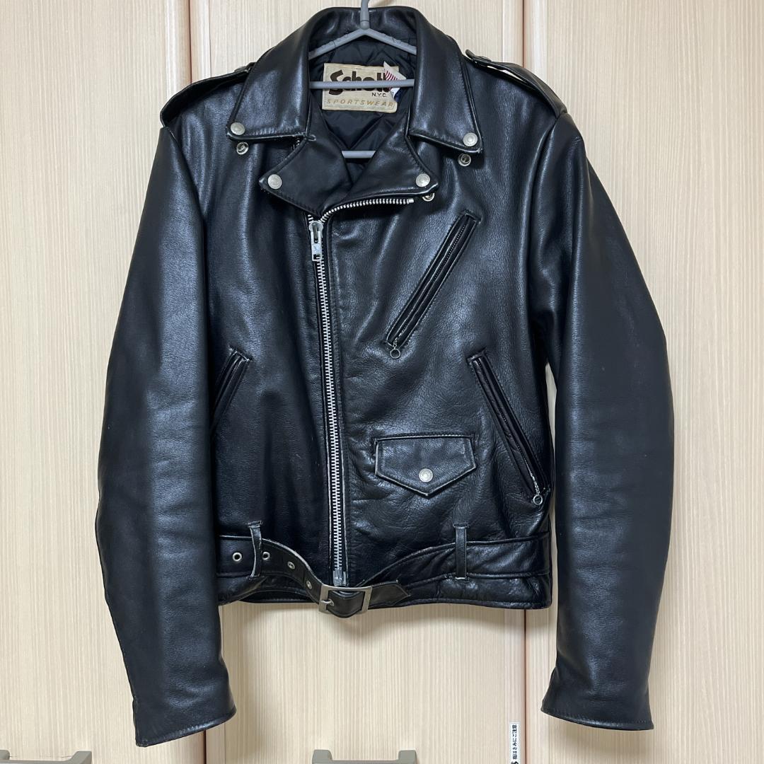 USA-vintage】schott single-riders 141 希少 USA-vintage