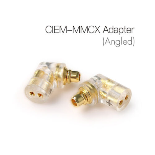 Audio abgewinkelt 2 Pin 0,78 mm auf MMCX/MMCX auf 2 Pin 0,78 mm Mini Kopfhörer Stecker Adapter - Bild 1 von 16