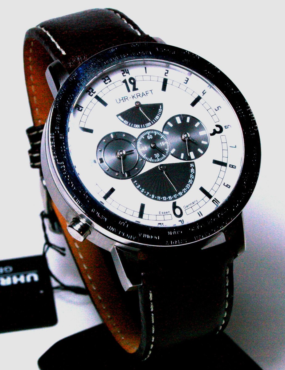 UHR-KRAFT, 21024/5A BIG WORLD, AUTOMATIC, DUALTIMER