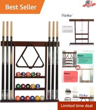 Compact and Stylish Wall-Mount Cue Rack - Premium Quality Billiards Organizer