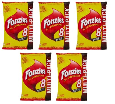 40x Fonzies mais Maissnack mit Käse chips 5 für 8 Portionstüten á 23 g Käsechips