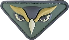 MILSPEC MONKEY OWL HEAD 3D MSM TACTICAL MILITARY ARMY MULTICAM PVC HOOK PATCH