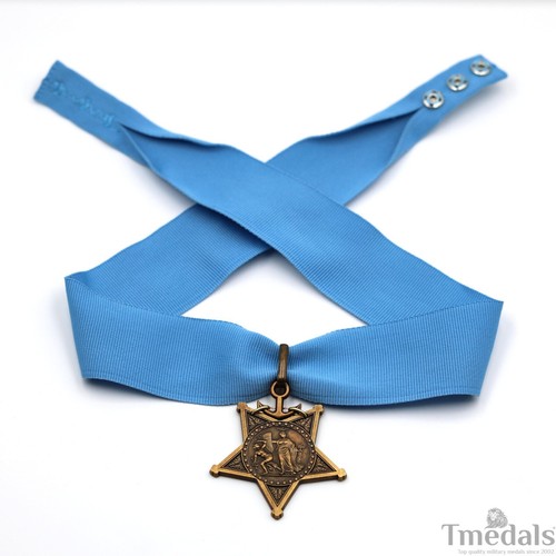 CASED U.S. USA Medal of Honor Navy 1913-1919 MOH Order Neck ribbon Cravat Rare! - Bild 9 von 23