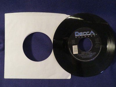  MARK CHESTNUT Its Almost Like Youre Here/The Big D45 Record DECCA RECORDS