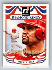 Albert Pujols 2014 Panini Donruss Diamond Kings Press Proof Gold #205 /99 Angels