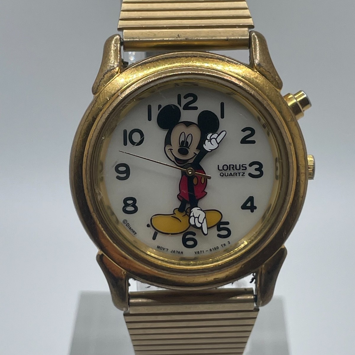 Lorus Mickey Mouse Watch Womens Backlight 33mm Case Quartz