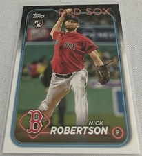 2024 Topps Baseball Series 1 Nick Robertson Boston Red Sox Rookie #13