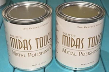 (2) 2 lbs Cans (4 lbs) Rolite Midas Touch Fine Finish Metal Polishing Cream 
