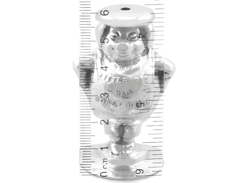 Antiker George V Sterlingsilber Kinderreim Schwein Salz (1911) - Bild 12 von 12