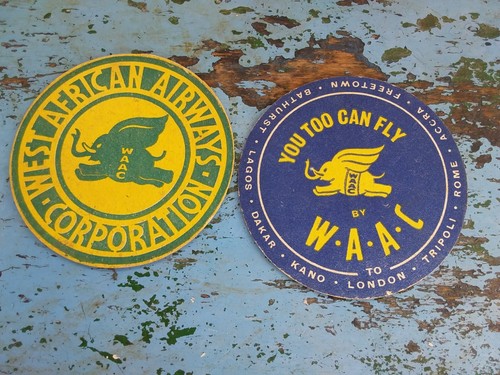 BOAC/KLM/WAAC/TMA/Ariel Hotel Vintage Drinks Coasters. 1960s/70s Lot of 10. VGC. - Picture 6 of 9