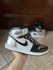 Jordan 1 Retro High OG Silver Toe - Wmns - 40 eu / 8.5 us / 6 uk