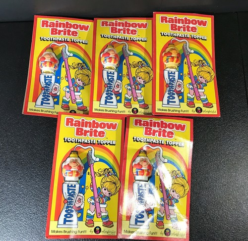 Rainbow Brite Toothpaste Toppers by Colorforms 1983 "Single Item Only"