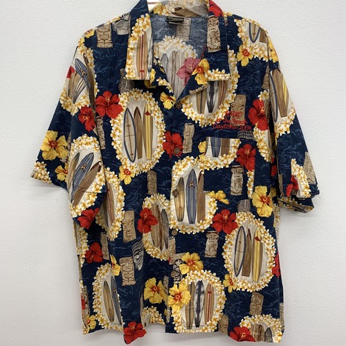 Toucan Dance Vtg XXL Hawaiian Tiki Surf Boards Shirt Daytona Beach 2004 USA - Picture 4 of 12