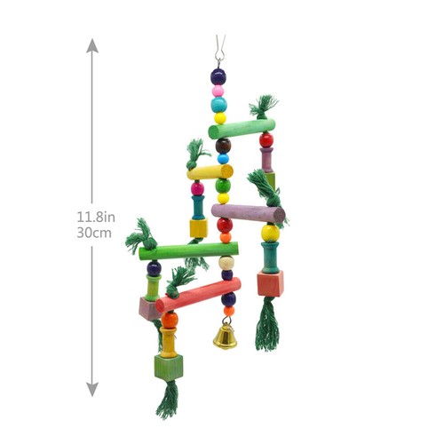 Bird Foraging Toys Parrot Stand Parrot Swing Talking Parrot Toy - Picture 9 of 12
