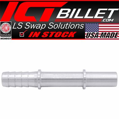 Quick Connect Male 3/8 Fuel Rail Hose to 3/8 Barb Adapter Fitting LS LS1 LS3