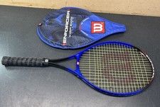 WILSON 26 Enforcer Tennis Racket Racquet Grip 4 3/8" Soft Travel Case Used