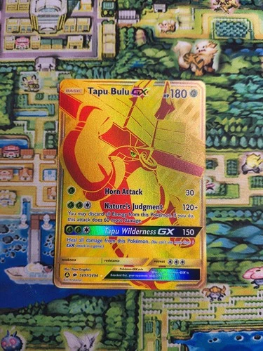 Pokemon Tapu Bulu GX #SV91/SV94 Hidden Fates Shiny Vault