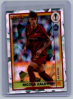 2022-23 Merlin UEFA Club Competitions #22 Nicola Zalewski Atomic Refractor #/250