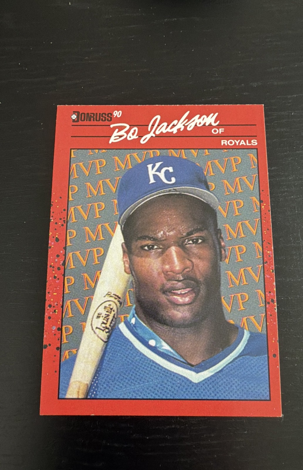 1990 Donruss - Bonus Mvp Bo Jackson #BC-1 Period After INC on Back