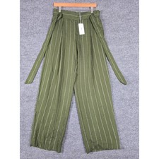 Vince Paperbag Waist Striped Wide Leg Pants O...