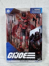 GI Joe Classified Red Ninja Action Figure 6in Hasbro Complete New Sealed