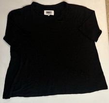 Maison Martin Margiela MM6 Women  s Size Medium Basic Oversized Shirt Wool Italy