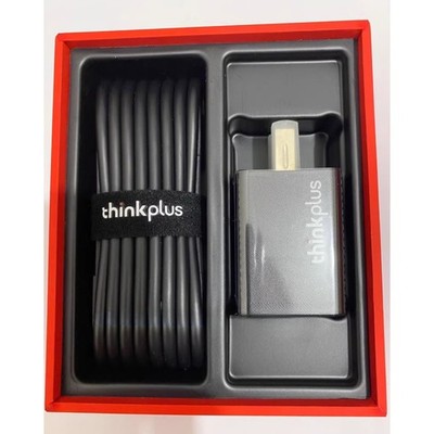 Lenovo Thinkplus 65W Mini GaN Nano PD Quick Fast Charger W/ 1.8m USB-C Cable