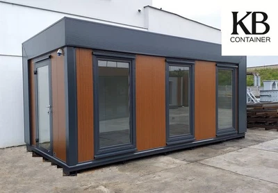 Bürocontainer Container Gartenhaus Pförtnerhaus 6x3 m Transport bis 500km gratis - Bild 1 von 4
