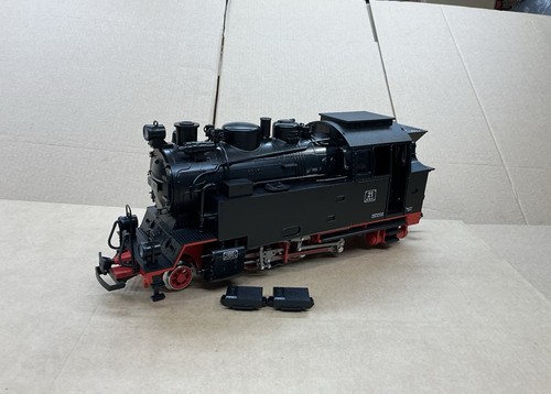 LGB MARKLIN SPUR G DAMPFLOK KLASSE NEUER TANK 2-6-2T N.21 27802 DCC SOUND | Condition: Used