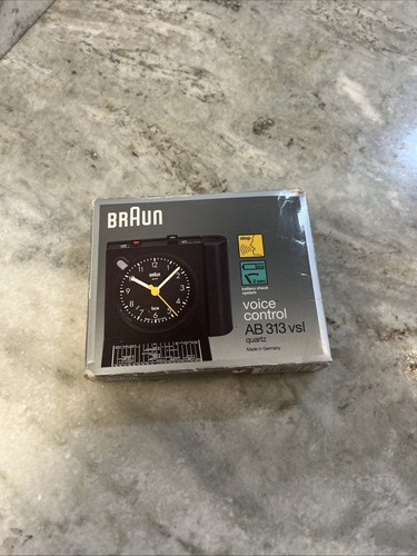 NEU! Braun 4786 AB 313 VSL Sprachsteuerung Weltreisewecker RAR