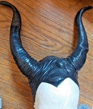 Maleficent Horns Head Mask Costume Halloween Hat w/ Foam filHorns Cosplay Adults