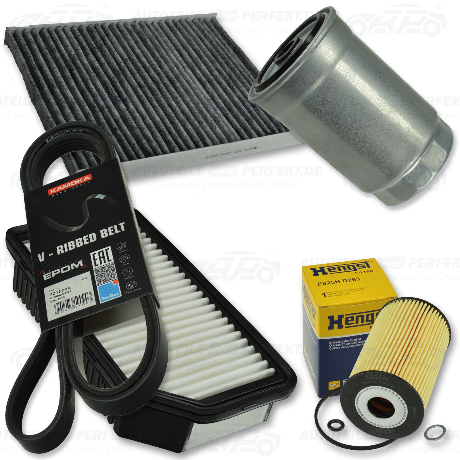 Inspektionskit Filter Satz Paket Xxl (Ak) Hyundai IX20 Kia Venga Diesel Euro 4/5-image