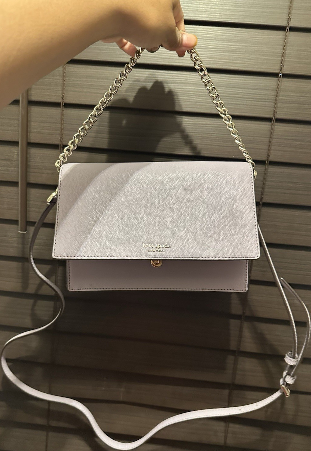 kate spade new york Lavender Chain Strap Crossbody Bag for Women