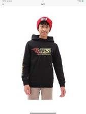 Vans Metallic Flame Hoodie Youth Medium Black