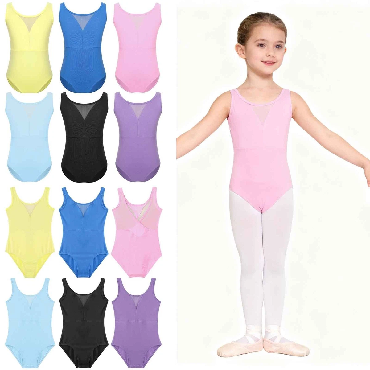 CHICTRY Mädchen Ballettkleid Kinder Ballett Trikot Prinzessin