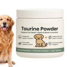 Dog Taurine Powder Supplement ,Pharma Grade, Heart Support Easily Absorbed