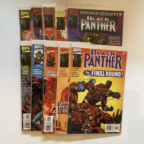 Marvel Black Panther Vol. 3 #20-29 ten comics 2000 Priest Velluto vintage