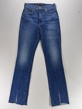 Veronica Beard Keane Long Straight Leg High Rise Denim Jeans Women  s Size 26