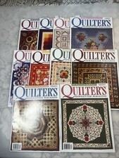 Vintage Quilters Newsletter Magazine 2000 Complete Year Lot Of 10