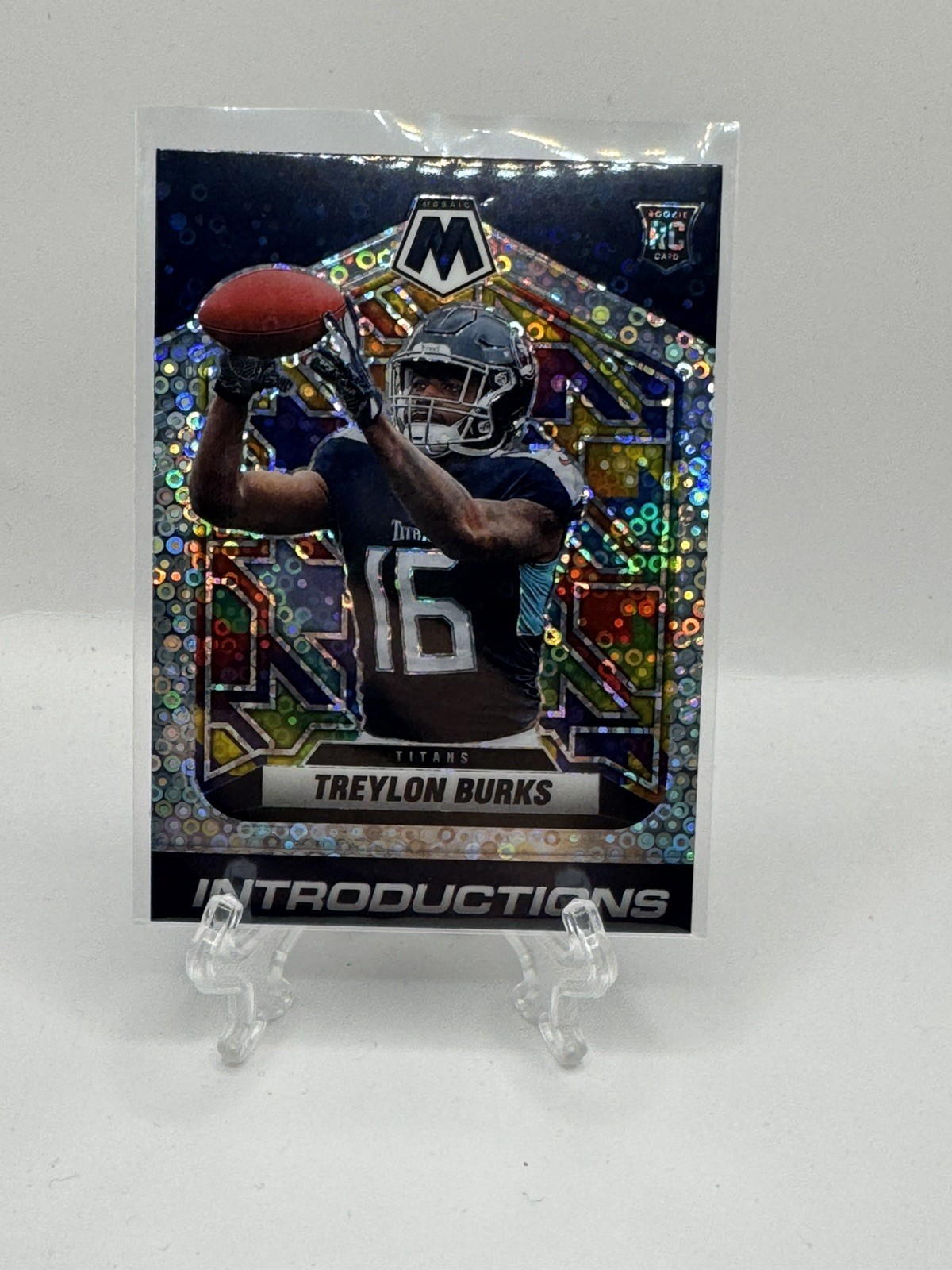 Treylon Burks Panini Mosaic Introductions #I9 No Huddle Silver