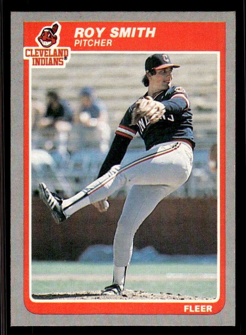1985 Fleer - Roy Smith #455 Rookie Cleveland Indians