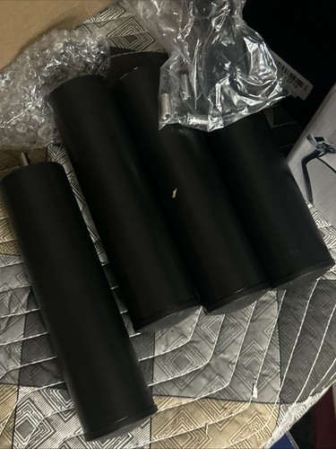 9 inch Metal Adjustable Bed Legs Replacement, Screw in Furniture Legs, 4 Kind...
