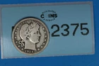 1914-D 25C LIBERTY HEAD BARBER SILVER QUARTER DOLLAR Early US Type RAW-2375