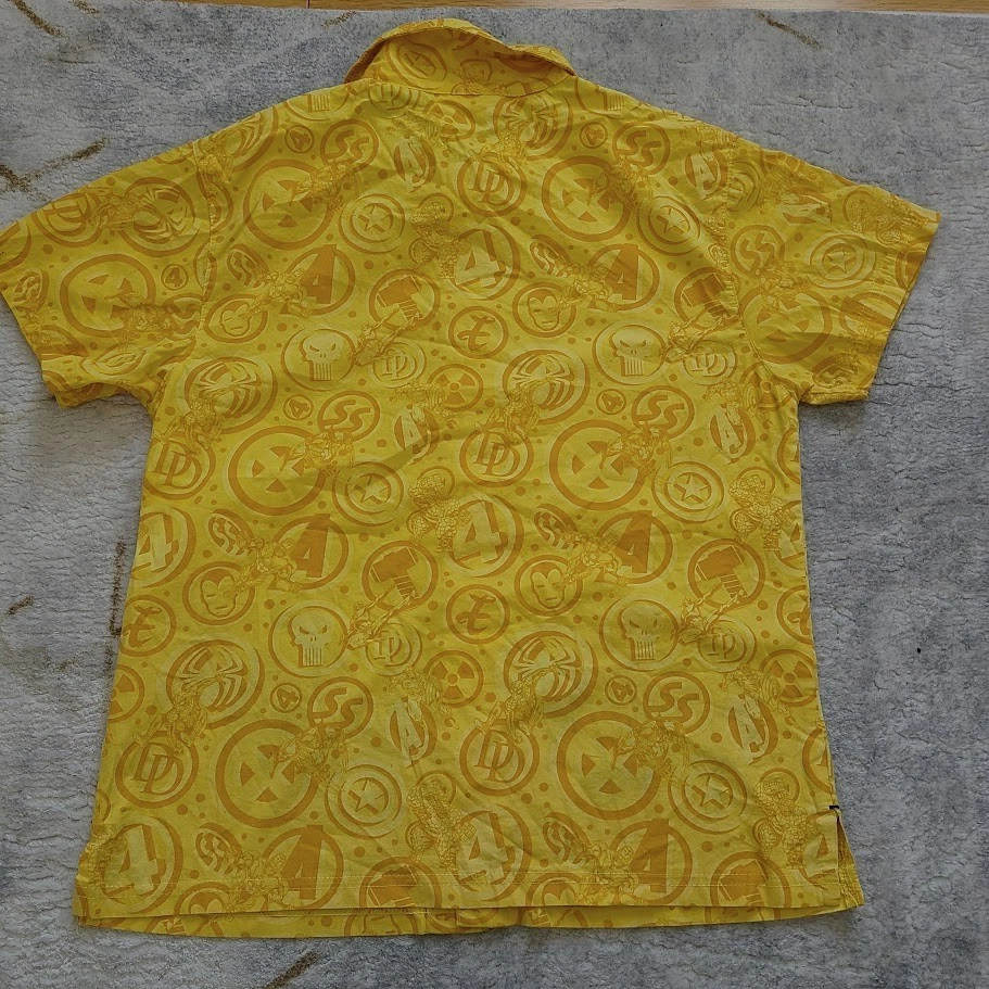 Marvel Heroes Button-Up Shirt Boys 7 Vintage Iron Man Spider-Man Wolverine - Image 2 of 4