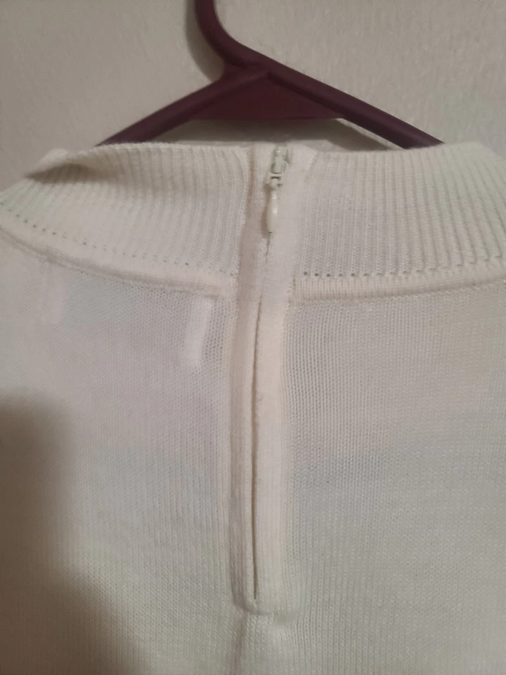 Suéter tejido Alfred Dunner para mujer M - mezcla de acrílico/lana - tema rosa rosa Foto 3 de 4