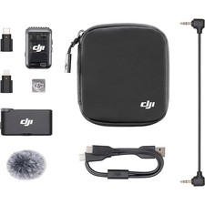 DJI Mic 2 Compact Digital Wireless Mic System/Recorder for Camera  Smartphone