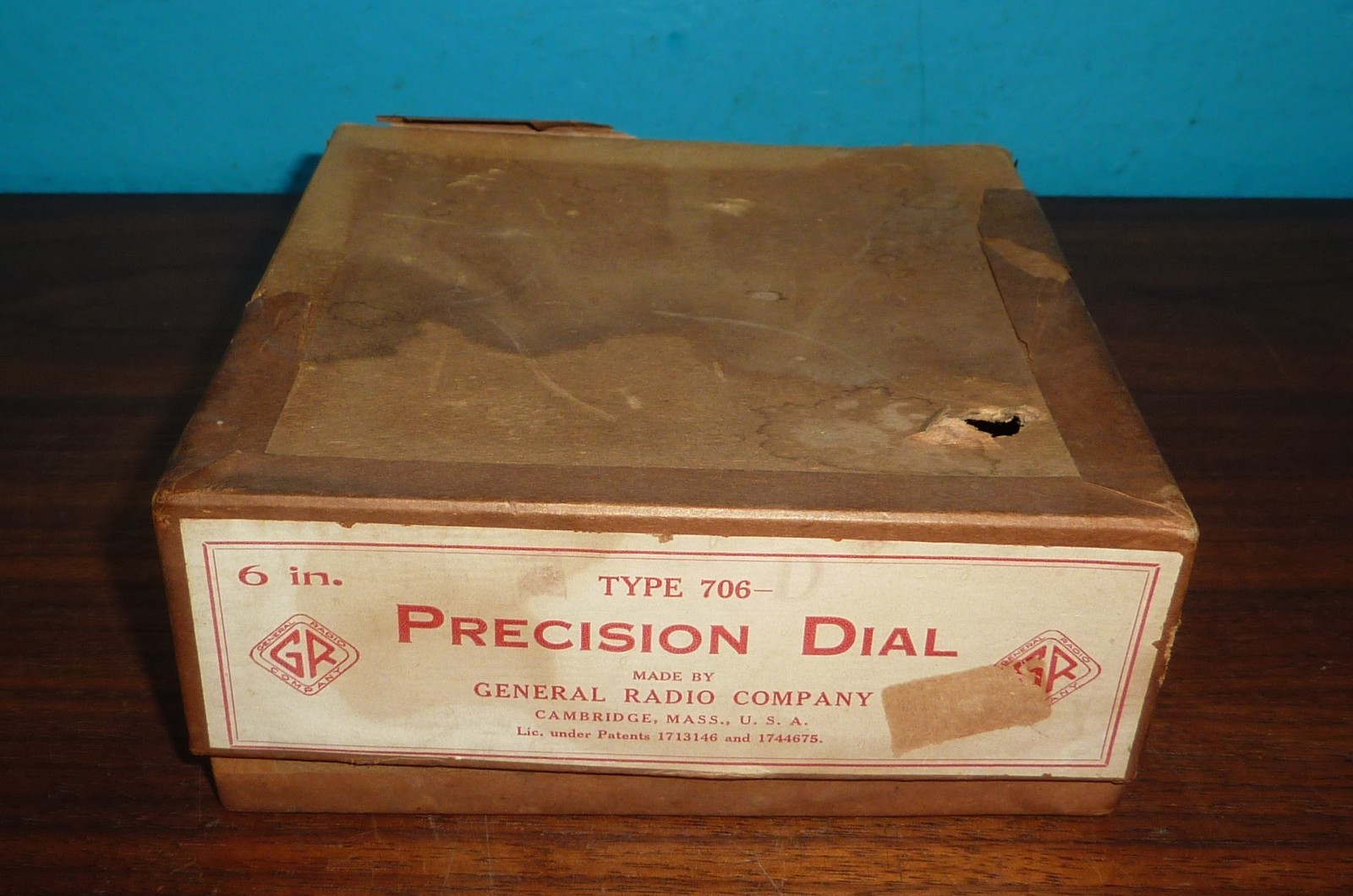 GR General Radio Type 706 Precision Tuning Dial in Original Box & Instruction