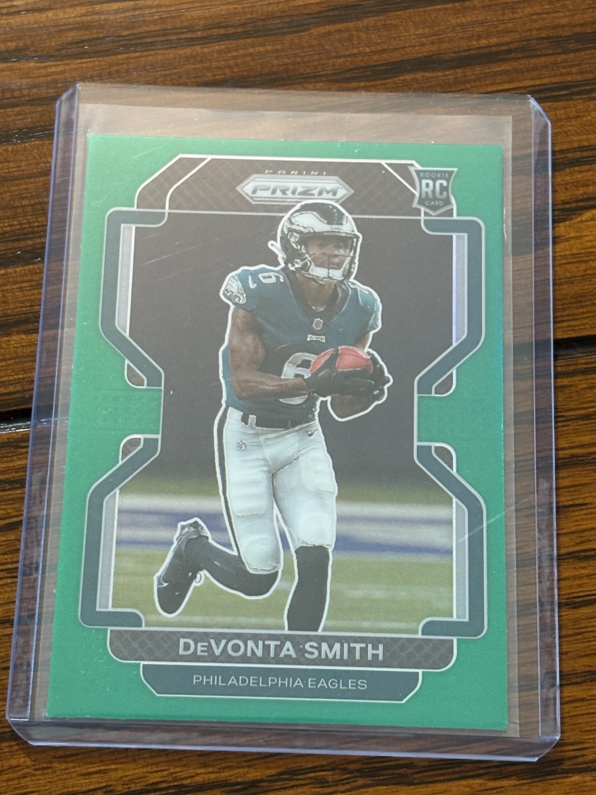 DeVonta Smith 2021 Prizm Green Prizm Rookie Rc #335 Eagles