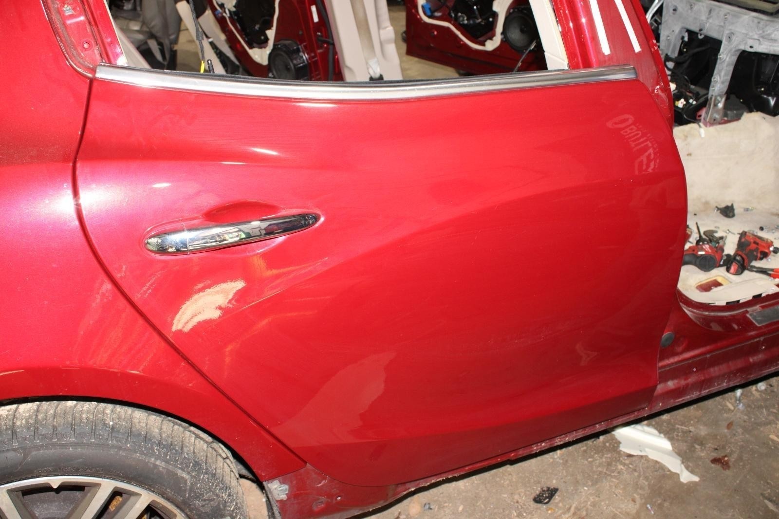 Maserati Ghibli 2014-2017 Rear Left Side door Red