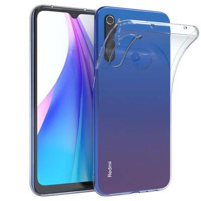 Für Xiaomi Redmi Note 8T Hülle Case Silikon Cover Handy Schutz Slim Transparent